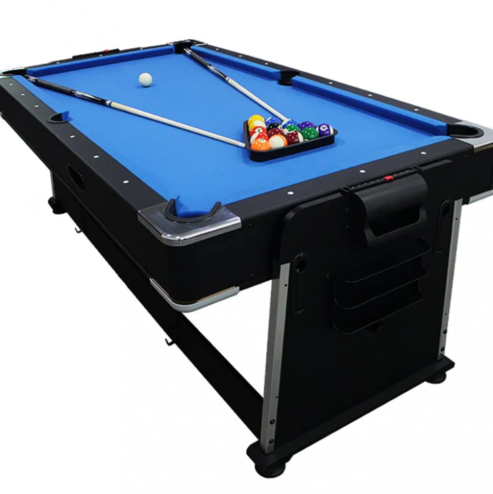 Stort multi spelbord 4-i-1 | Med matbordsskiva | 203 x 111cm