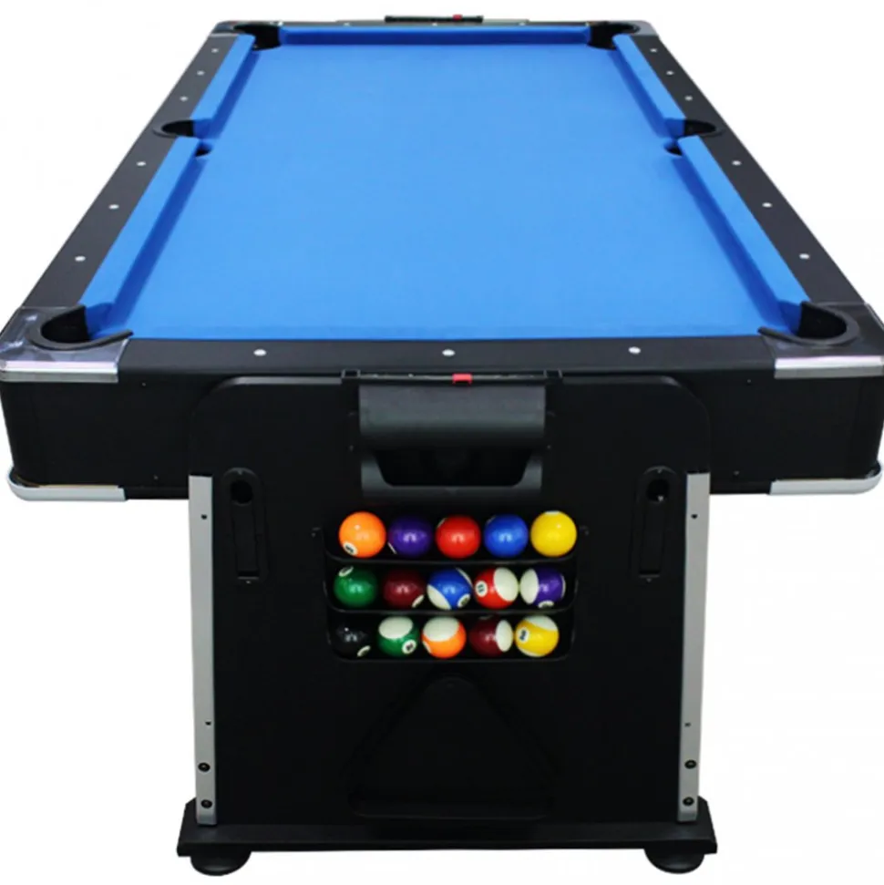 Stort multi spelbord 4-i-1 | Med matbordsskiva | 203 x 111cm