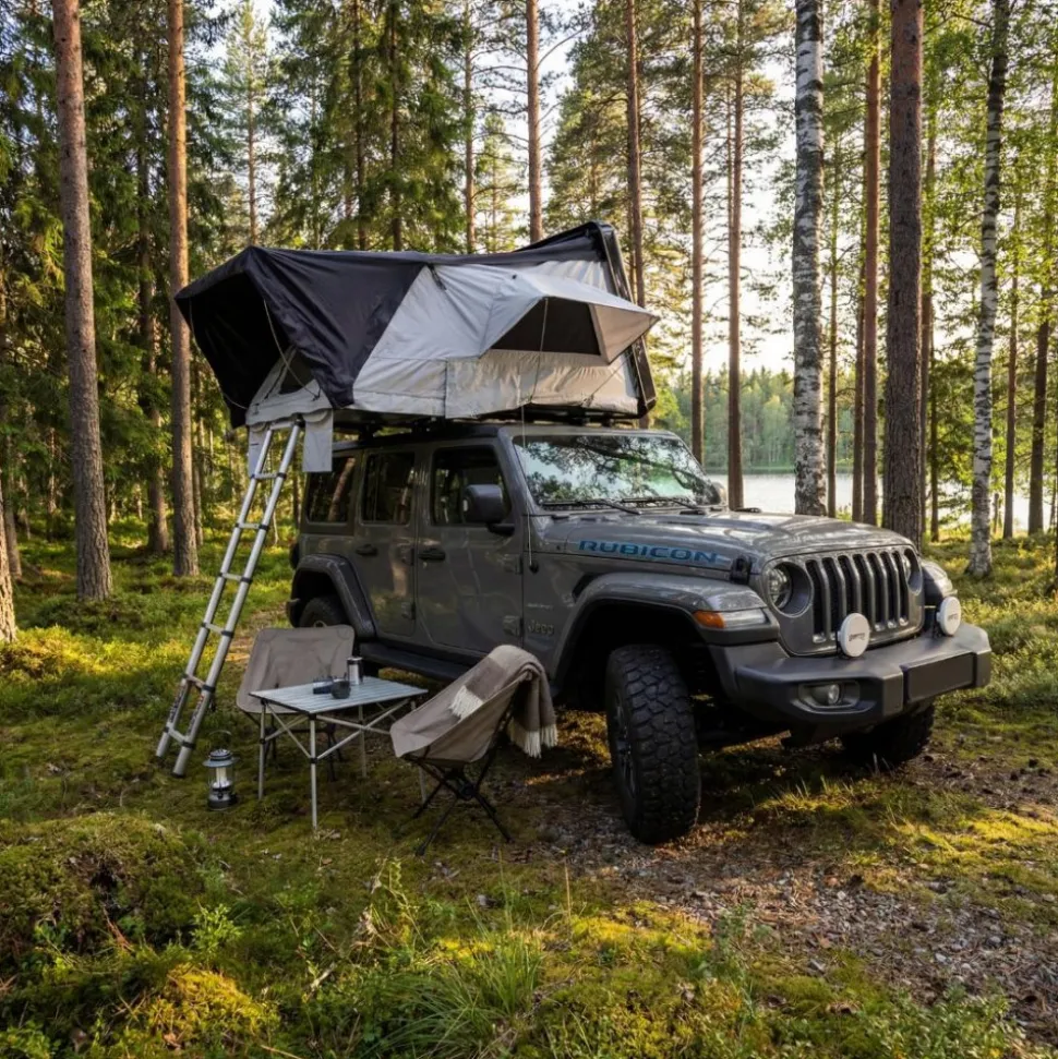 Taktält hard shell 205×210 cm | Camping för bil & SUV | Tajga XL