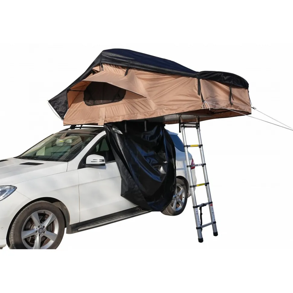 Taktält Softshell 240x140 cm | Vattentätt 10 000 mm | Madrass & stege ingår | Trekkrunner