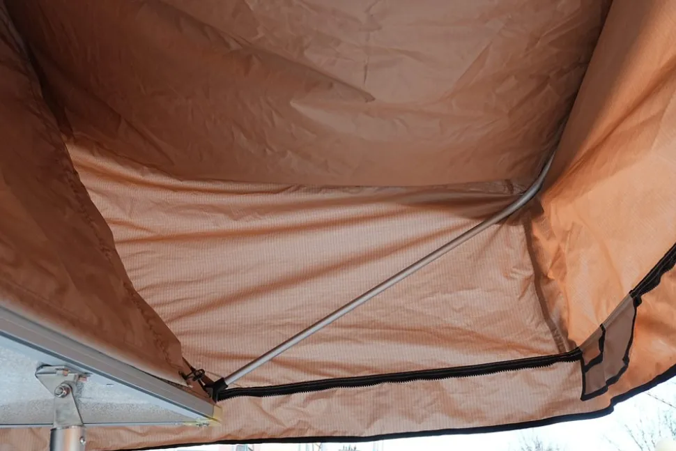 Taktält Softshell 240x140 cm | Vattentätt 10 000 mm | Madrass & stege ingår | Trekkrunner