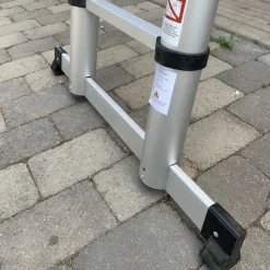 Teleskopisk stege | 3,3 meter - 10 steg | Aluminium