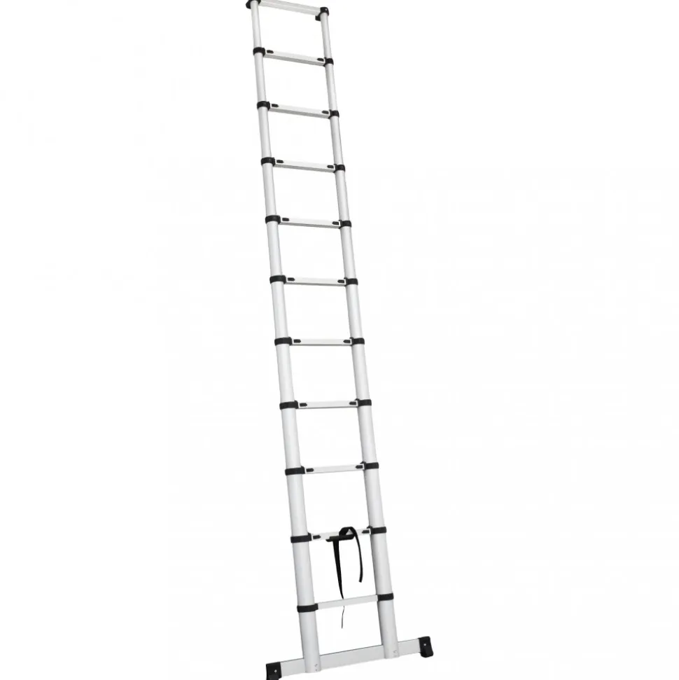 Teleskopisk stege | 3,3 meter - 10 steg | Aluminium