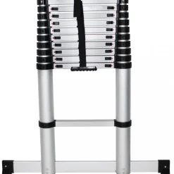 Teleskopisk stege | 3,3 meter - 10 steg | Aluminium