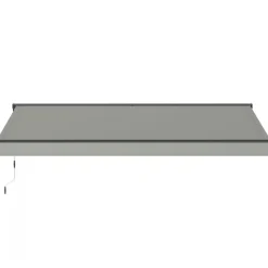 Terrassmarkis Halvkassett 3x2,5 m | Motor & fjärrkontroll | Ljusgrå