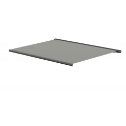 Terrassmarkis helkassett 5x3m | Motor & fjärrkontroll | Ljus grå