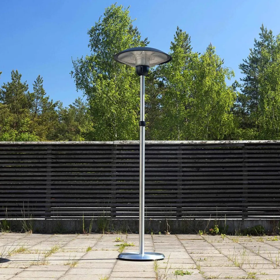 Terrassvärmare med fjärrkontroll | 2100W | Golvstående