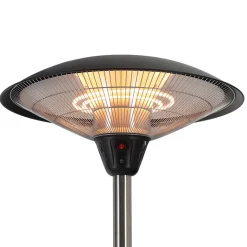 Terrassvärmare med fjärrkontroll | 2100W | Golvstående