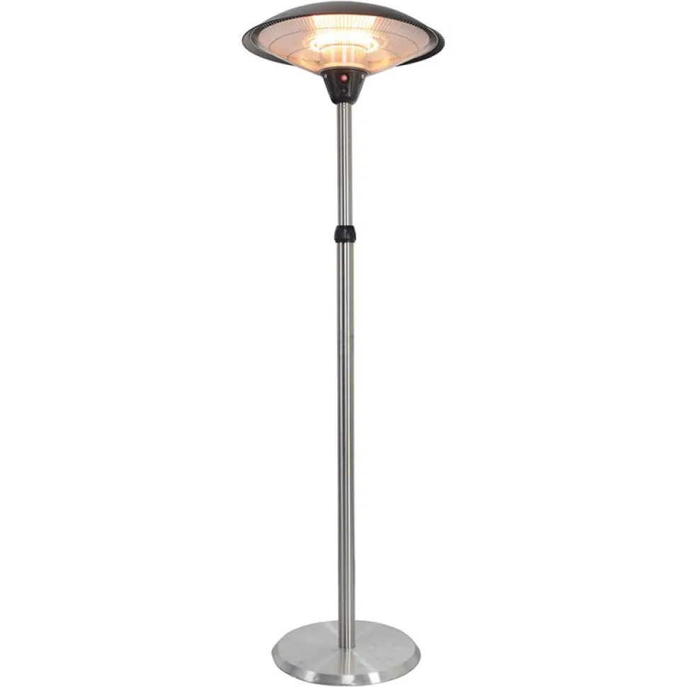 Terrassvärmare med fjärrkontroll | 2100W | Golvstående