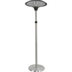 Terrassvärmare med fjärrkontroll | 2100W | Golvstående