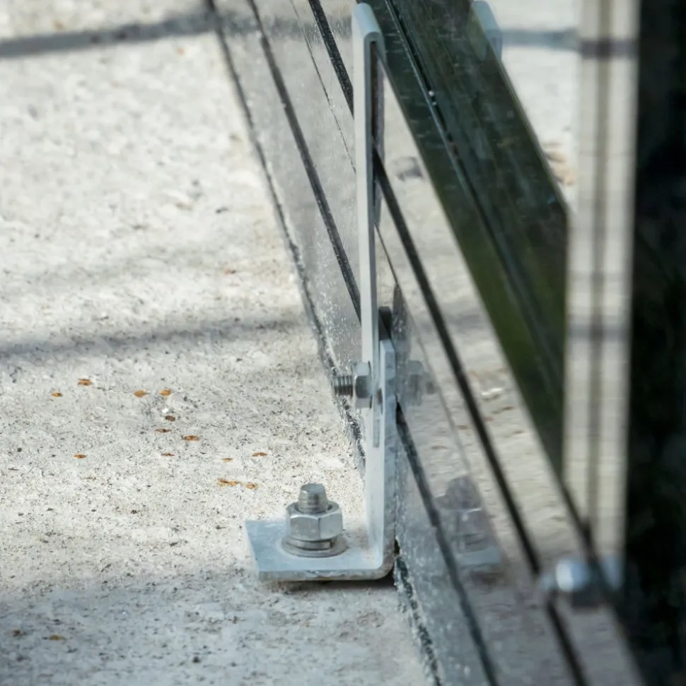 T-format glasväxthus 12,8m² | 4mm säkerhetsglas | 5 års stormgaranti