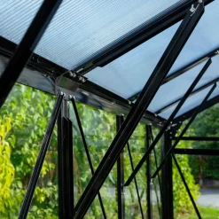 T-format glasväxthus 12,8m² | 4mm säkerhetsglas | 5 års stormgaranti