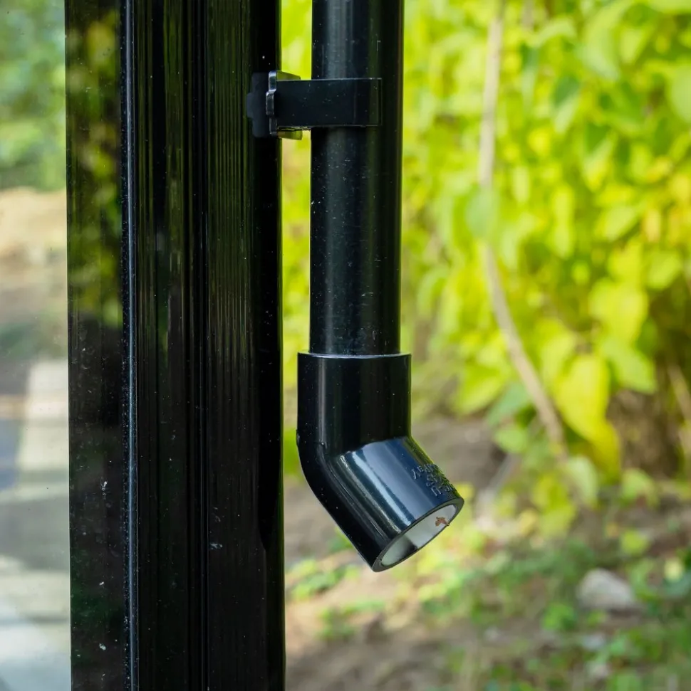 T-format glasväxthus 12,8m² | 4mm säkerhetsglas | 5 års stormgaranti