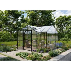 T-format växthus 11,6 m² | 4 mm säkerhetsglas | 5 års ramgaranti