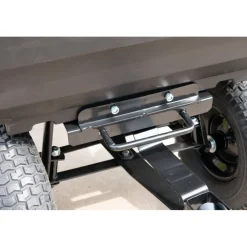 Tippbar trädgårdsvagn 125L | 350kg | Hållbar stålram | Svart