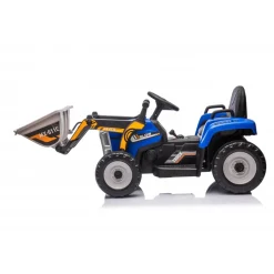 Traktor Elbil för Barn | Pedal | 12V7AHx1 & 35Wx2 | Blå