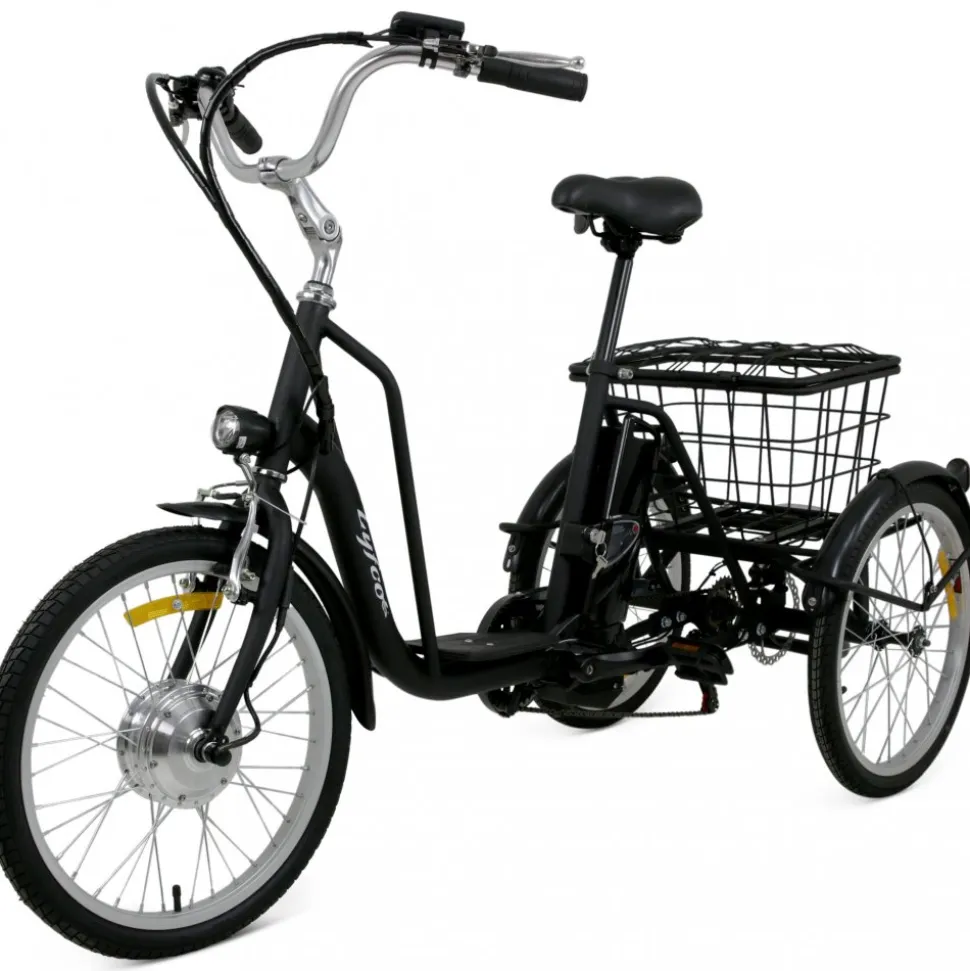 Trehjulig elcykel | 6 växlar Shimano | 250W - 10.4Ah | Lyfco