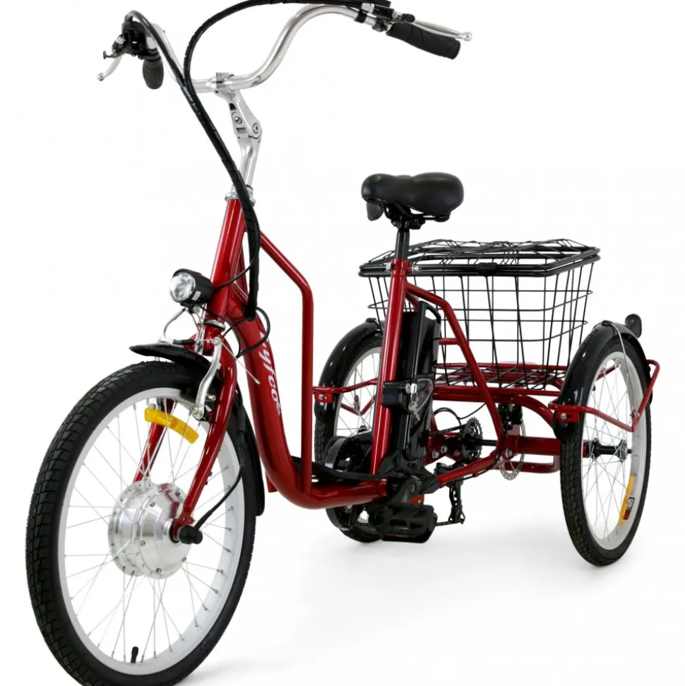 Trehjulig elcykel | 6 växlar Shimano | 250W - 10.4Ah | Lyfco