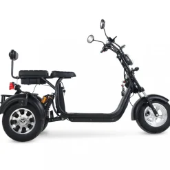 Trehjulig fatscooter 2000W | LG litiumbatteri | Mopedklass 1