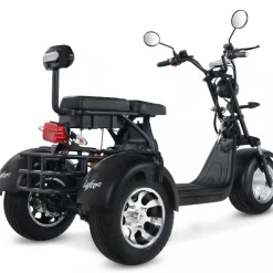 Trehjulig fatscooter 2000W | LG litiumbatteri | Mopedklass 1