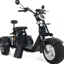 Trehjulig fatscooter 2000W | LG litiumbatteri | Mopedklass 1