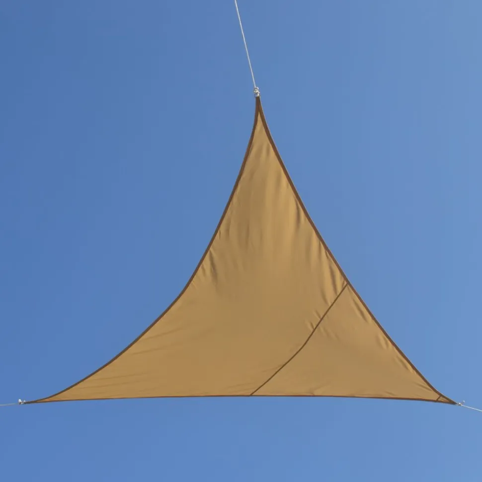 Trekantigt solsegel - Beige