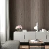 Trälamell akustikpaneler | 2400x600x21mm | Valnöt