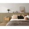 Trälamell akustikpanel i vit ek | 120×60×1,8 cm | 2-pack | 1,44 m²