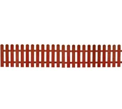 Trästaket | Röd | 200x100 cm | Magnus