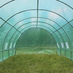 Tunnelväxthus 18m² | Stålram med PE-plastöverdrag