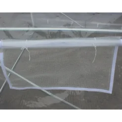 Tunnelväxthus 24m² | Stålram med transparent PE-plastöverdrag