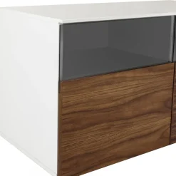 TV-bänk valnöt 100cm | 2 Lådor | Enchant