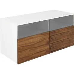 TV-bänk valnöt 100cm | 2 Lådor | Enchant