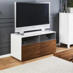 TV-bänk valnöt 100cm | 2 Lådor | Enchant
