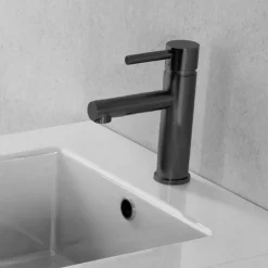 Tvättställsblandare i mässing | Mila - Svart