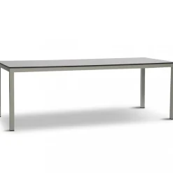 Underhållsfritt matbord i högtryckslaminat och aluminium - 220cm