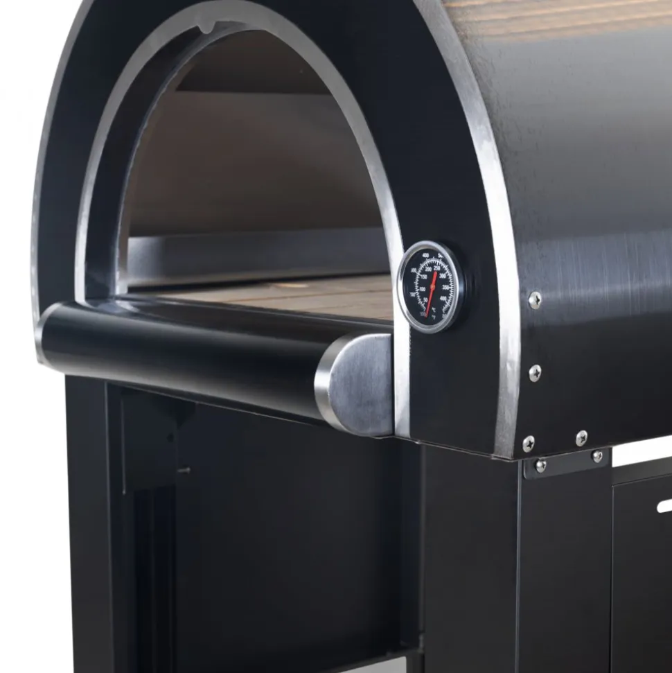 Vedeldad pizzaugn för hemmabruk | Milano Blackline
