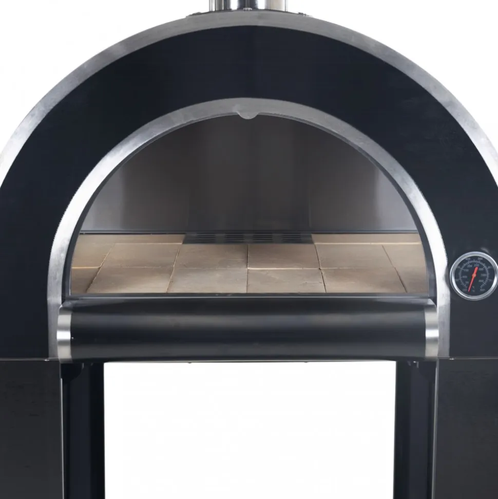 Vedeldad pizzaugn för hemmabruk | Milano Blackline