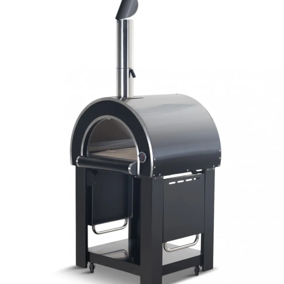 Vedeldad pizzaugn för hemmabruk | Milano Blackline