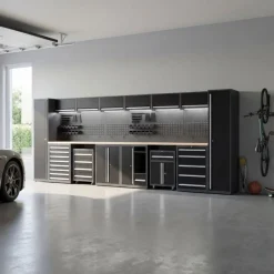 Verkstad & garage | Komplett förvaringssystem i stål | Lådskåp, Väggskåp & Verktygsvagnar