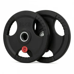 Viktskivor 2x20 kg (40 kg) 50 mm gummiklädda vikter