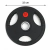 Viktskivor 2x10 kg (20 kg) | 50 mm gummiklädda vikter