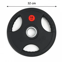 Viktskivor 2x10 kg (20 kg) | 50 mm gummiklädda vikter