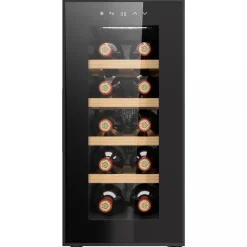 Vinkyl 10 flaskor | Extra tystgående | LED-belysning | 26,5cm smal