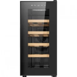 Vinkyl 10 flaskor | Extra tystgående | LED-belysning | 26,5cm smal