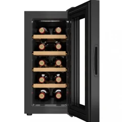 Vinkyl 10 flaskor | Extra tystgående | LED-belysning | 26,5cm smal