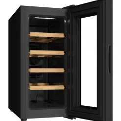 Vinkyl 10 flaskor | Extra tystgående | LED-belysning | 26,5cm smal