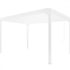 Vit Pergola Premium | Öppningsbara lameller