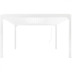Vit Pergola Premium | Öppningsbara lameller