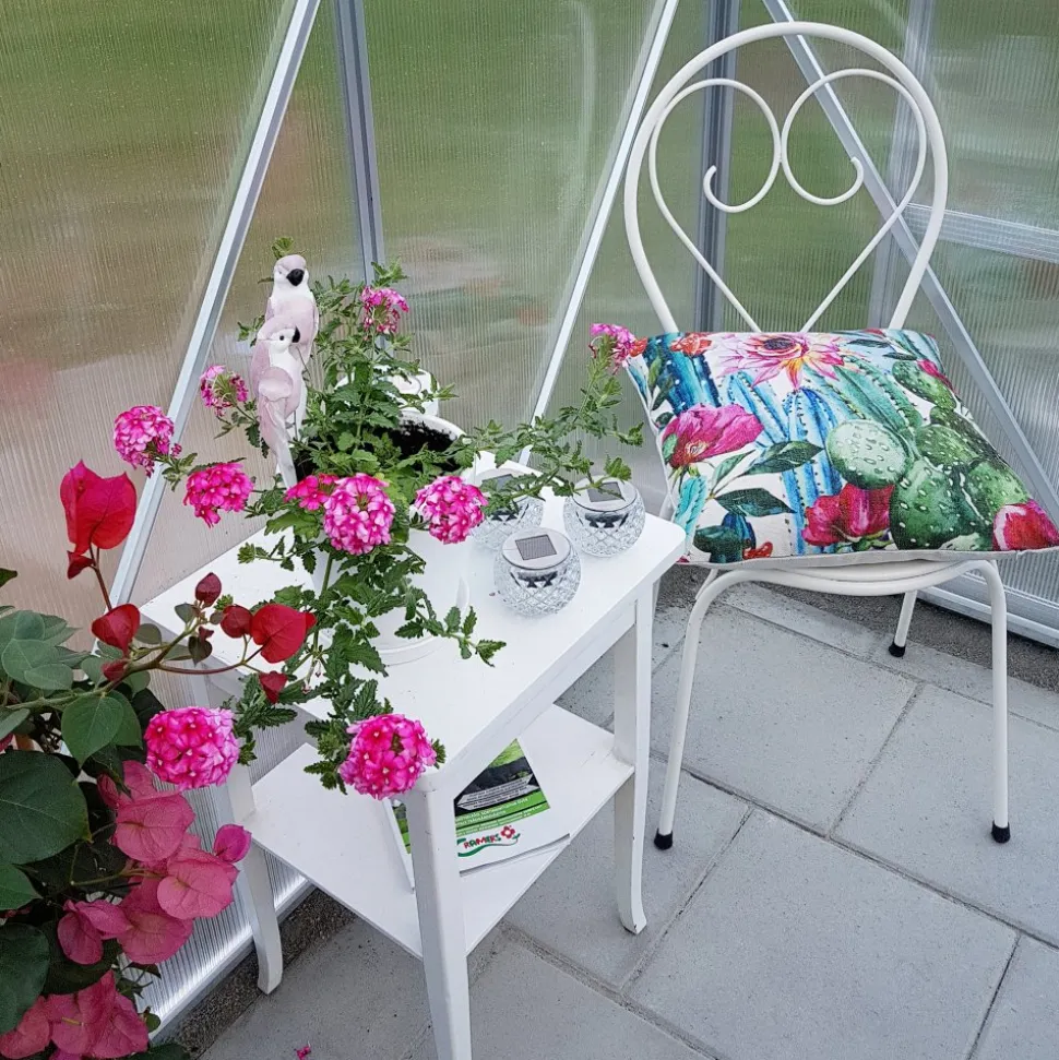 Växthus 10,7m² | Hög odlingshöjd | 6mm kanalplast